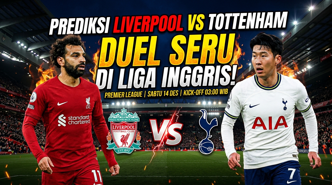 Prediksi Liverpool vs Tottenham, Duel Seru di Liga Inggris