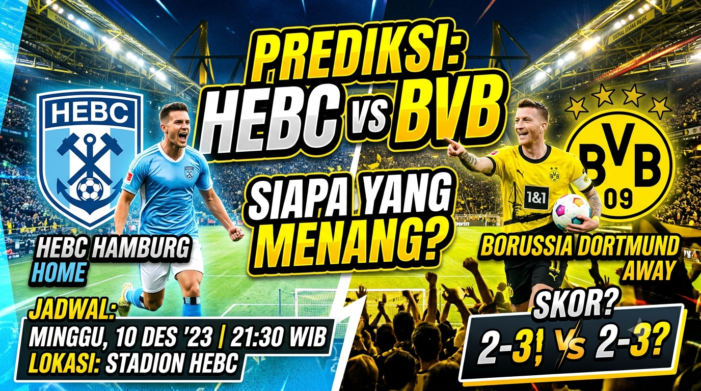 Prediksi HEBC vs Dortmund, Siapa yang Akan Menang? Simak Jadwal dan Skornya