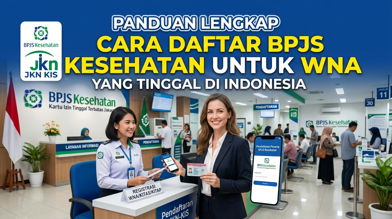Cara Daftar BPJS Kesehatan untuk WNA yang Tinggal di Indonesia