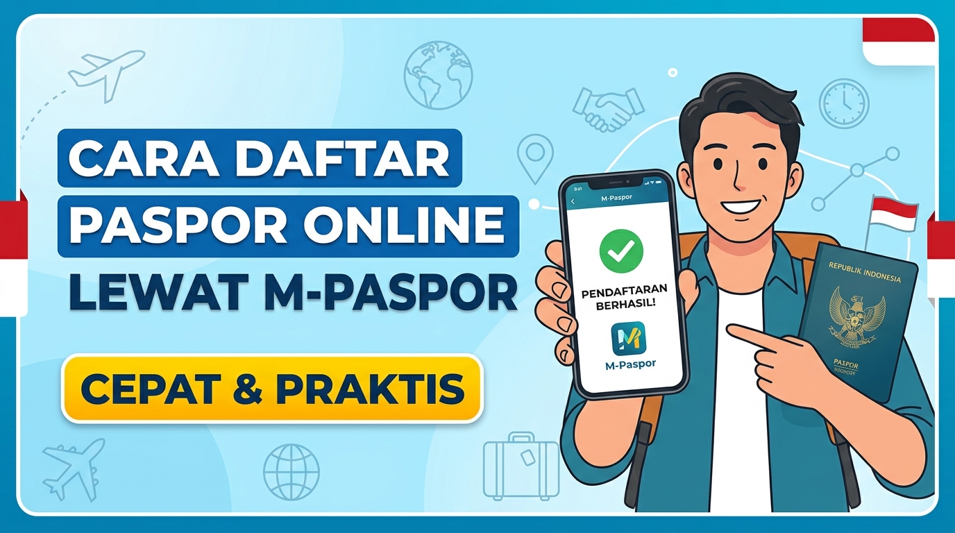 Cara Daftar Paspor Online Lewat Aplikasi M-Paspor Cepat dan Praktis