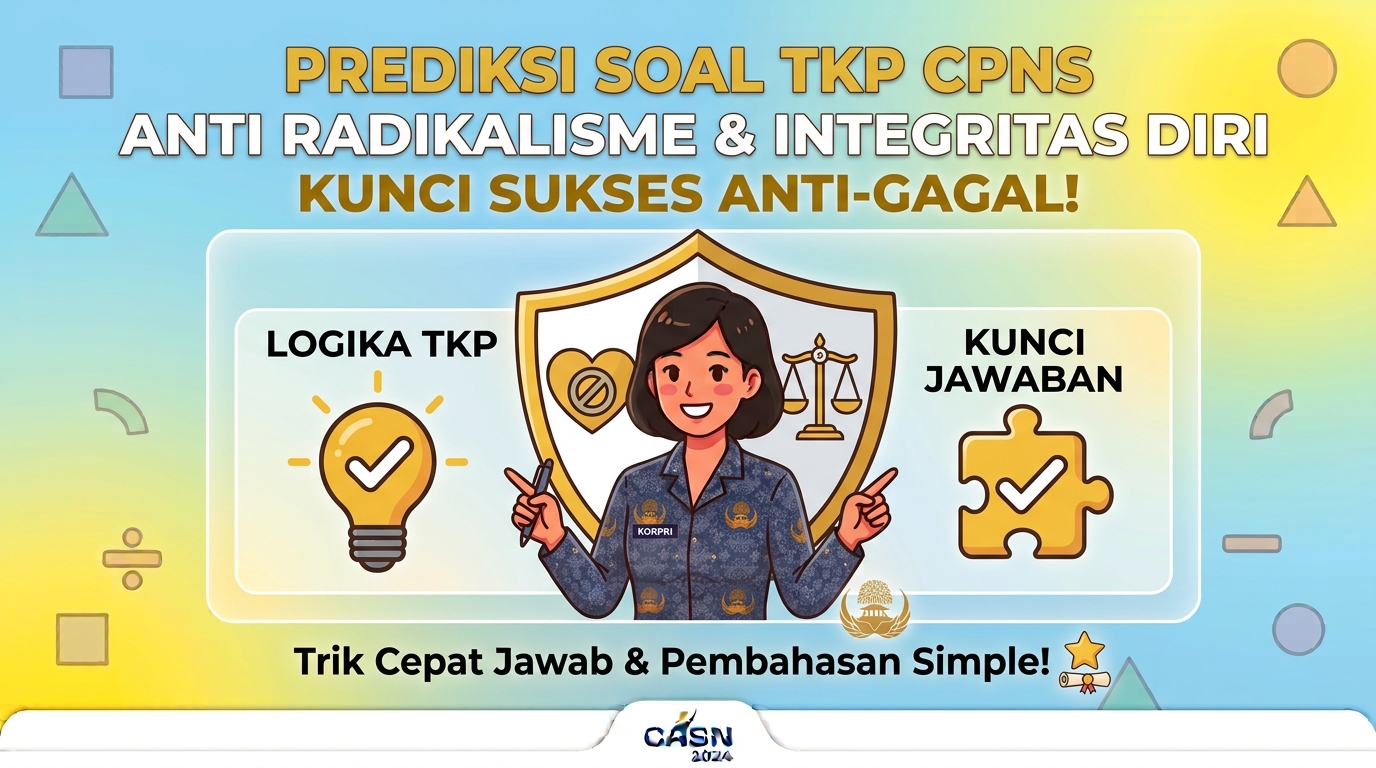 Prediksi Soal TKP CPNS Anti Radikalisme dan Integritas Diri