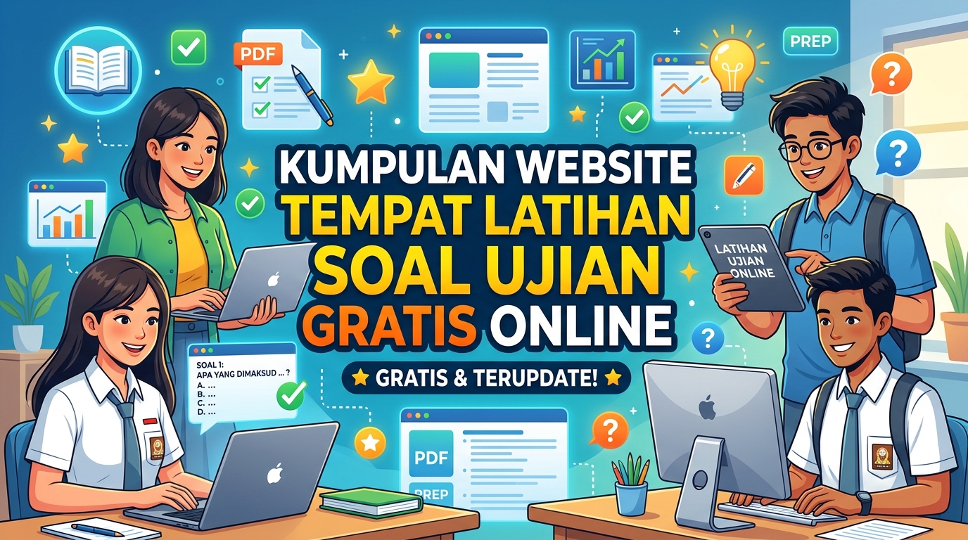 Kumpulan Website Tempat Latihan Soal Ujian Gratis Online