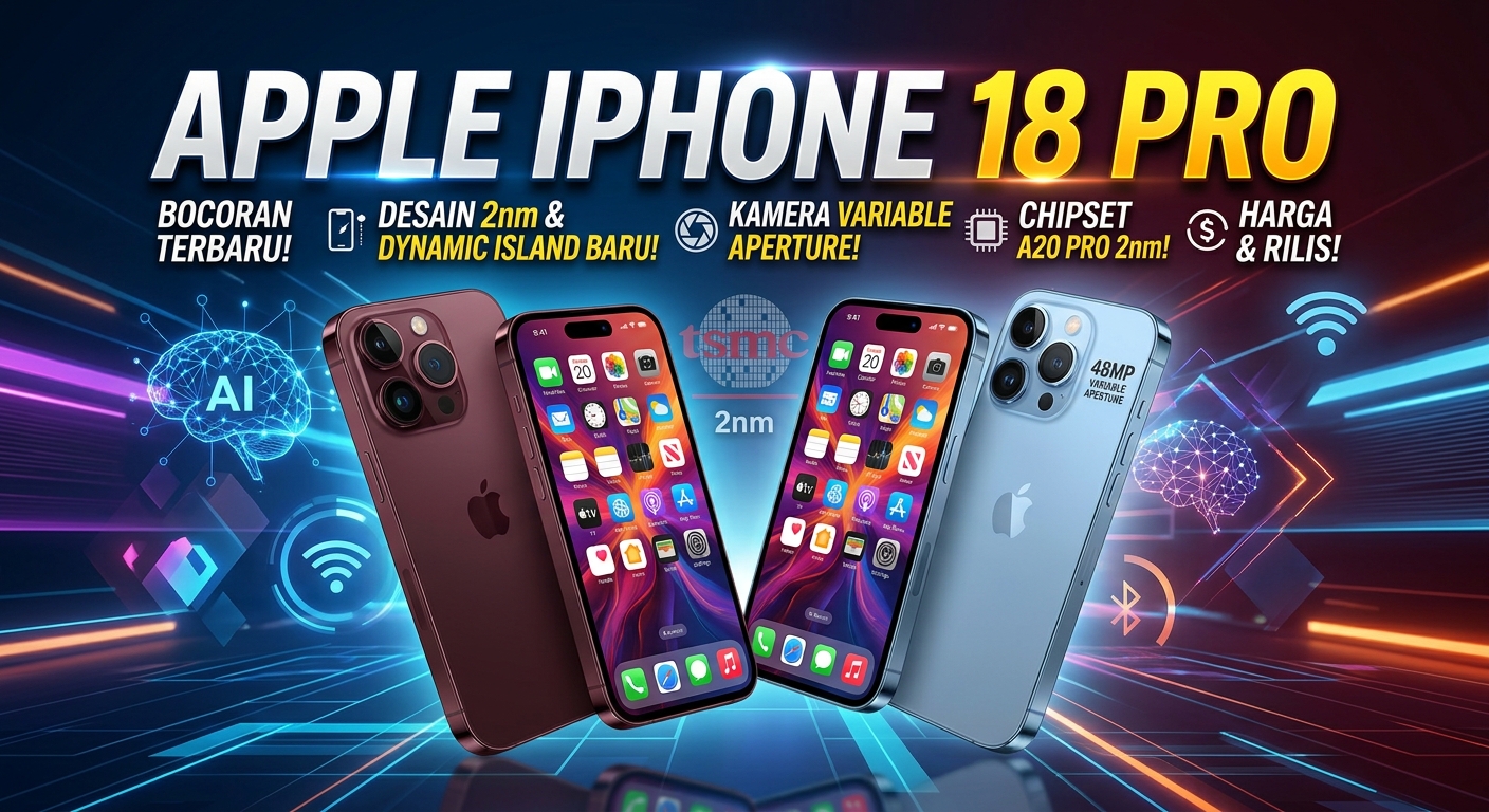 Apple iPhone 18 Pro: Bocoran Desain, Spesifikasi, Harga, dan Fitur