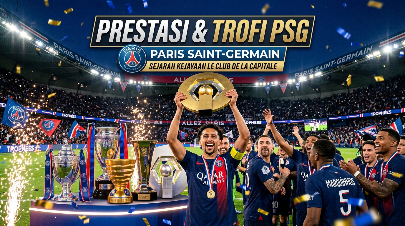 Prestasi dan Trofi yang Pernah Diraih Paris Saint-Germain (PSG)