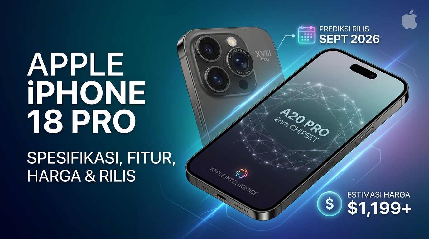 Apple iPhone 18 Pro: Spesifikasi, Fitur, Harga, dan Perkiraan Rilis`