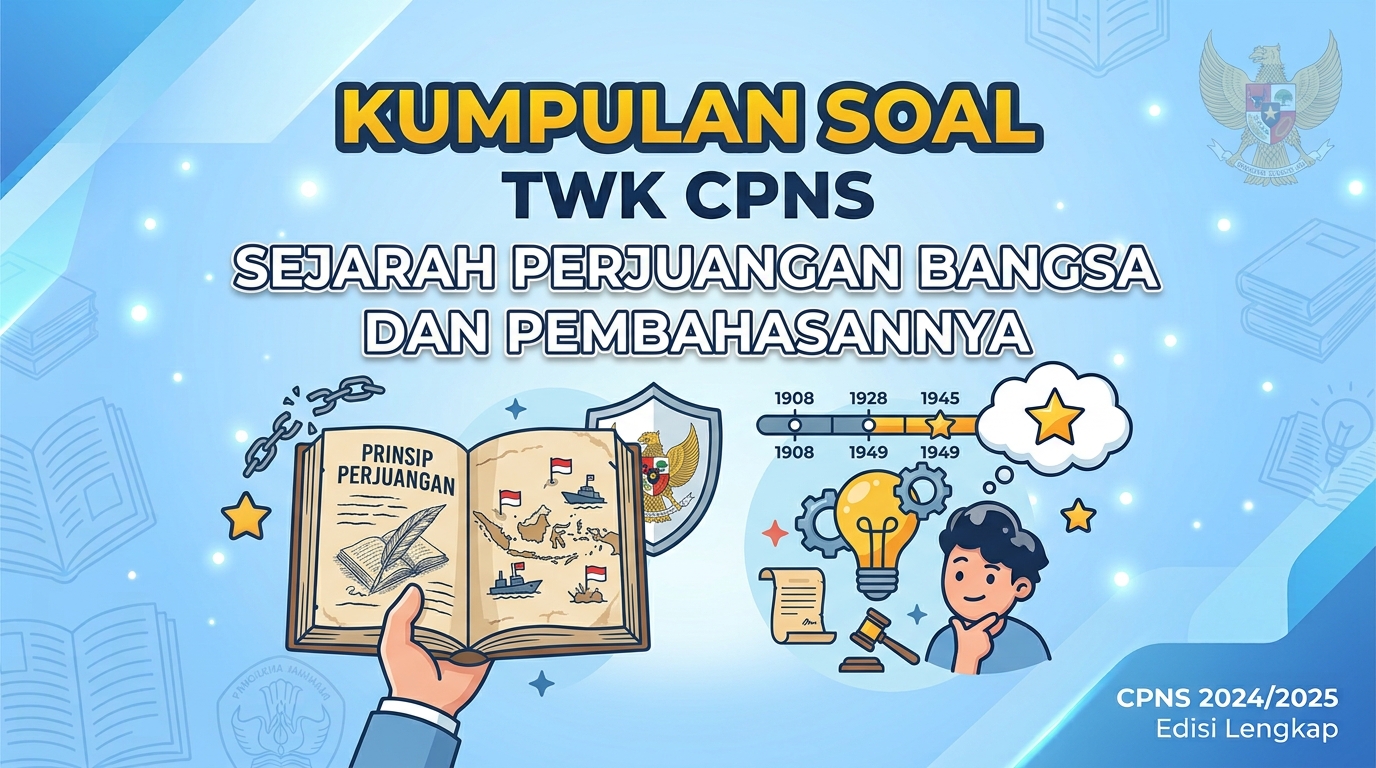 Kumpulan Soal TWK CPNS Sejarah Perjuangan Bangsa dan Pembahasannya