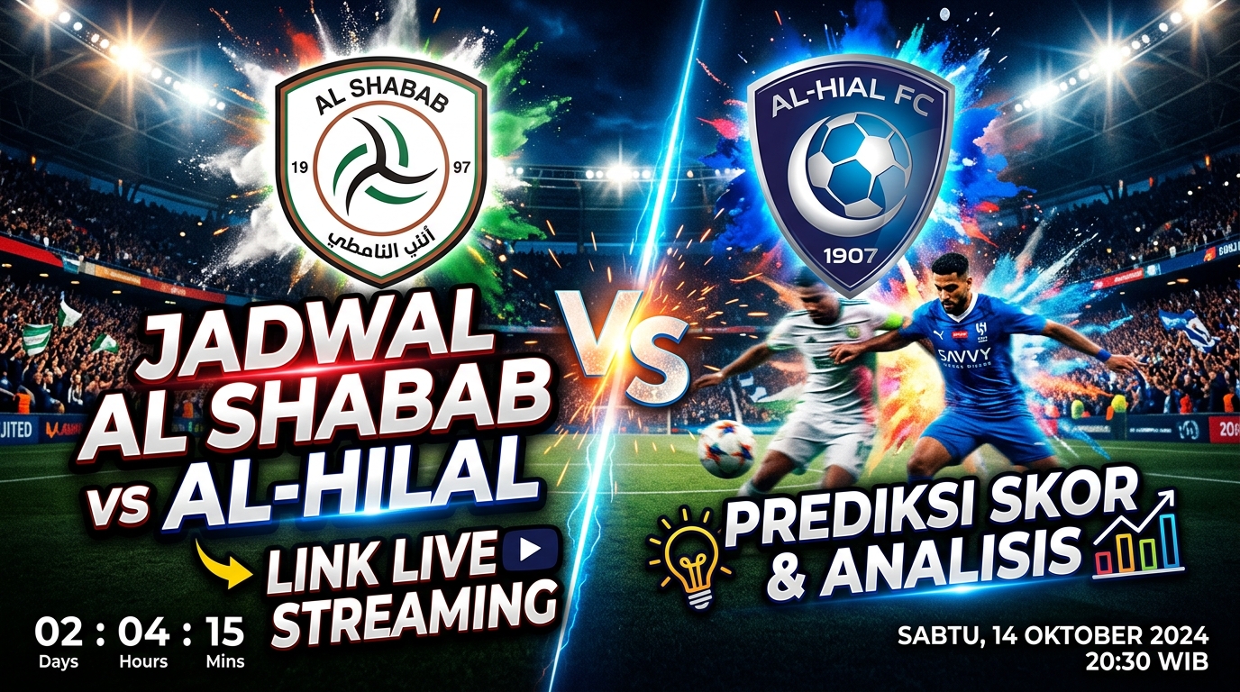 Jadwal Al Shabab vs Al-Hilal, link live streaming dan prediksi