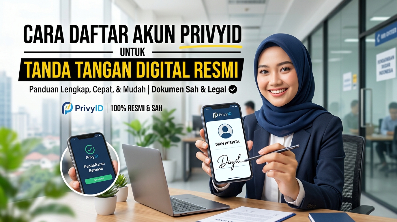 Cara Daftar Akun PrivyID untuk Tanda Tangan Digital Resmi