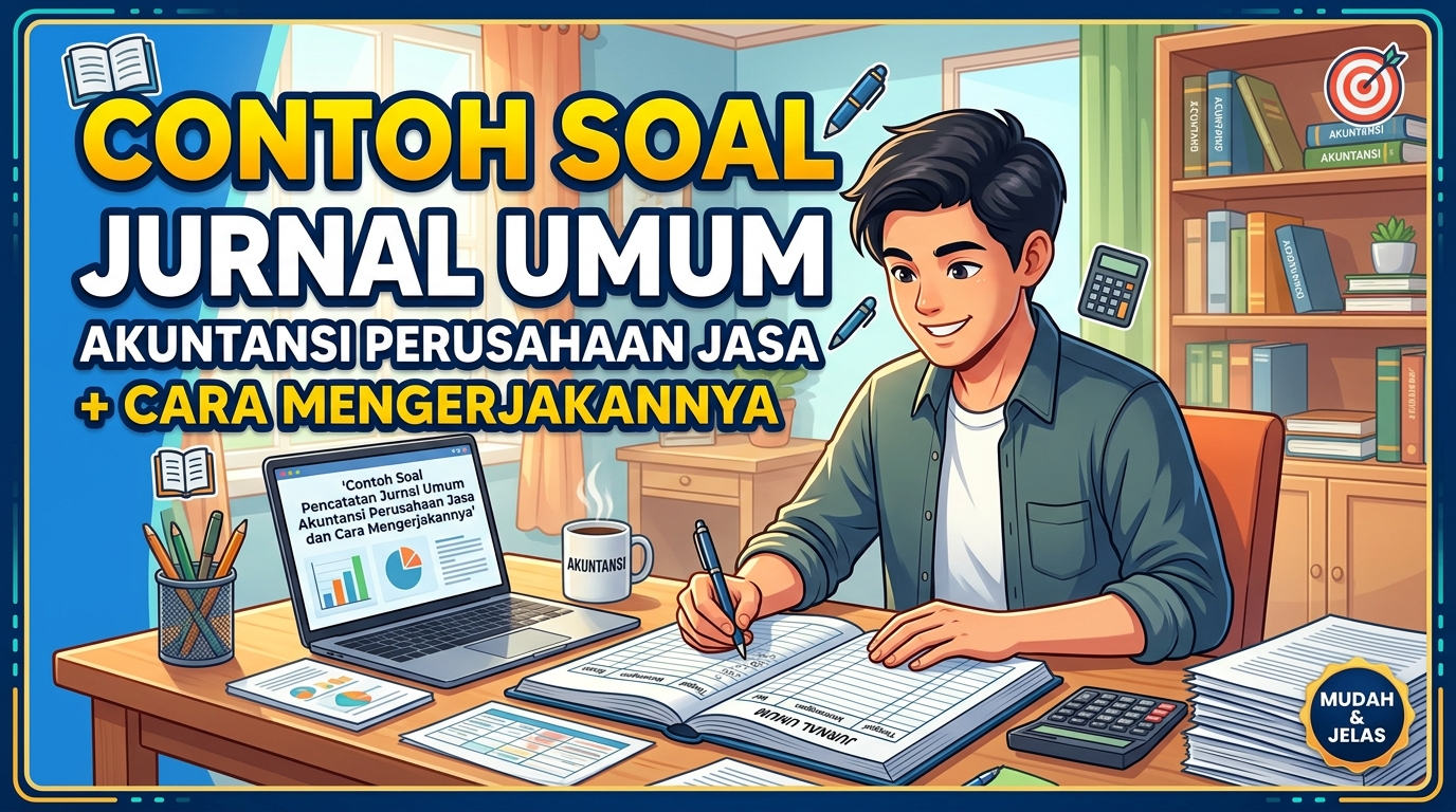 Contoh Soal Pencatatan Jurnal Umum Akuntansi Perusahaan Jasa dan Cara Mengerjakannya