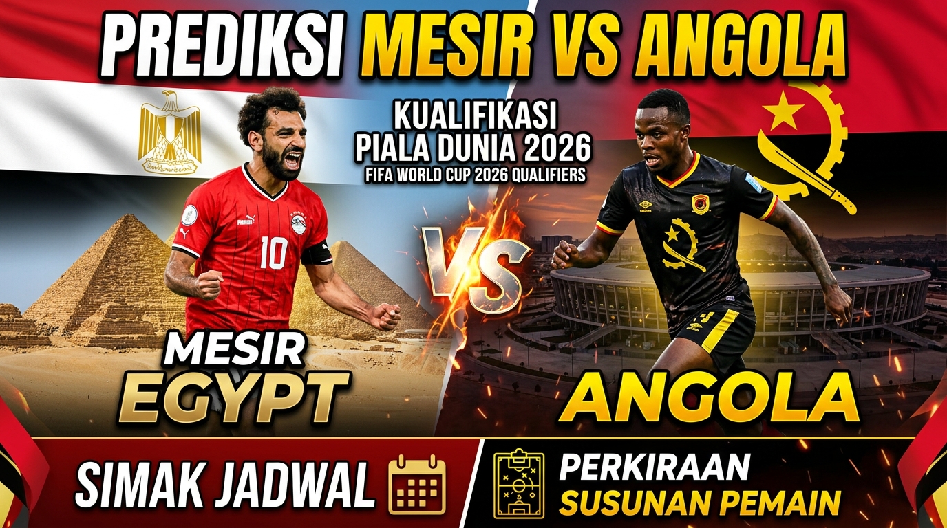Prediksi Mesir vs Angola: Simak Jadwal dan Perkiraan Susunan Pemain