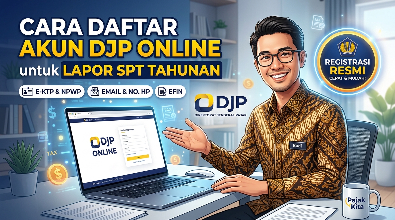 Cara Daftar Akun DJP Online untuk Lapor SPT Tahunan