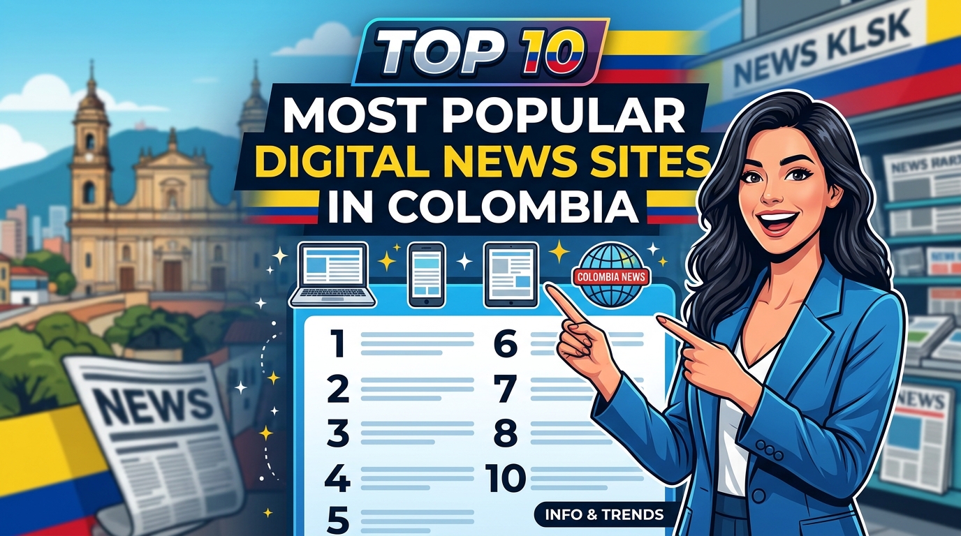 Top 10 Most Popular Digital News Sites in Colombia