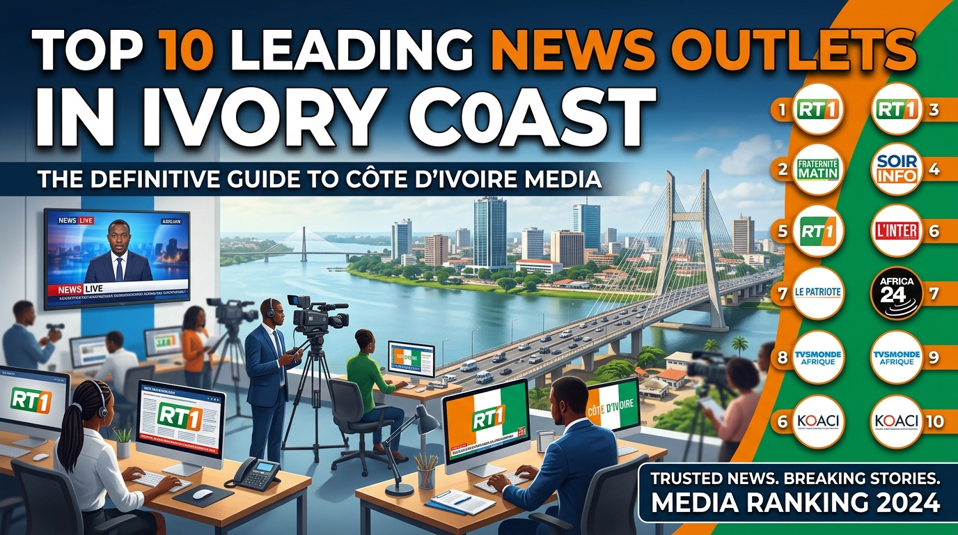 Top 10 Leading News Outlets in Ivory Coast