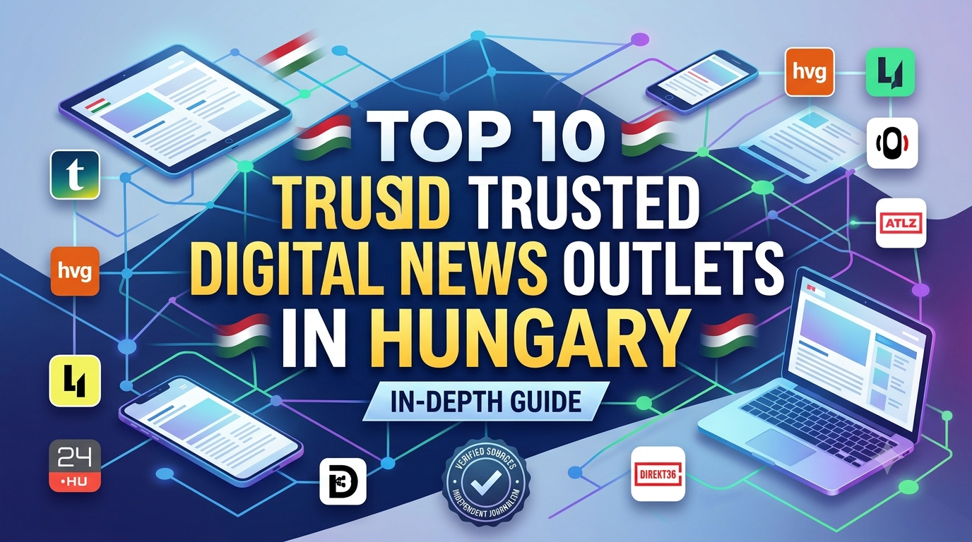 Top 10 Trusted Digital News Outlets in Hungary