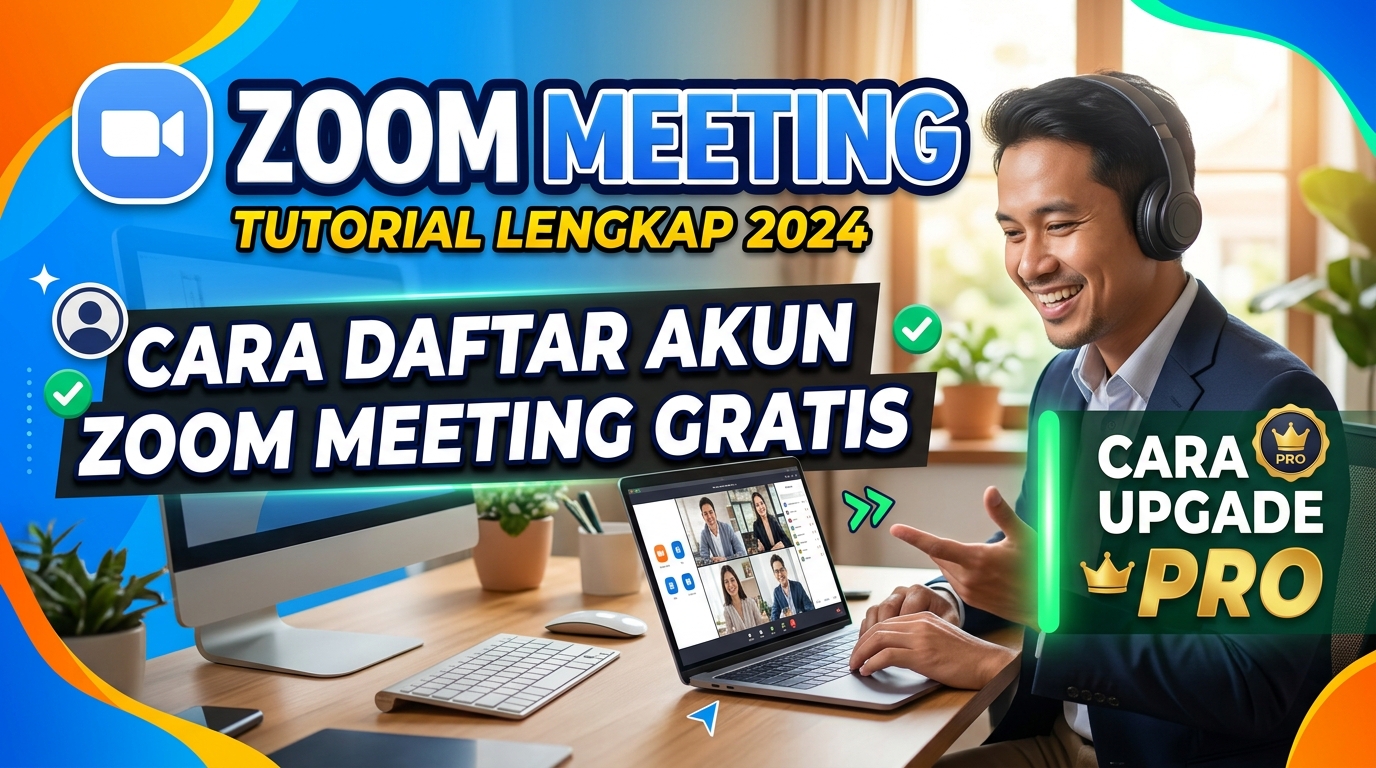 Cara Daftar Akun Zoom Meeting Gratis dan Cara Upgrade Pro