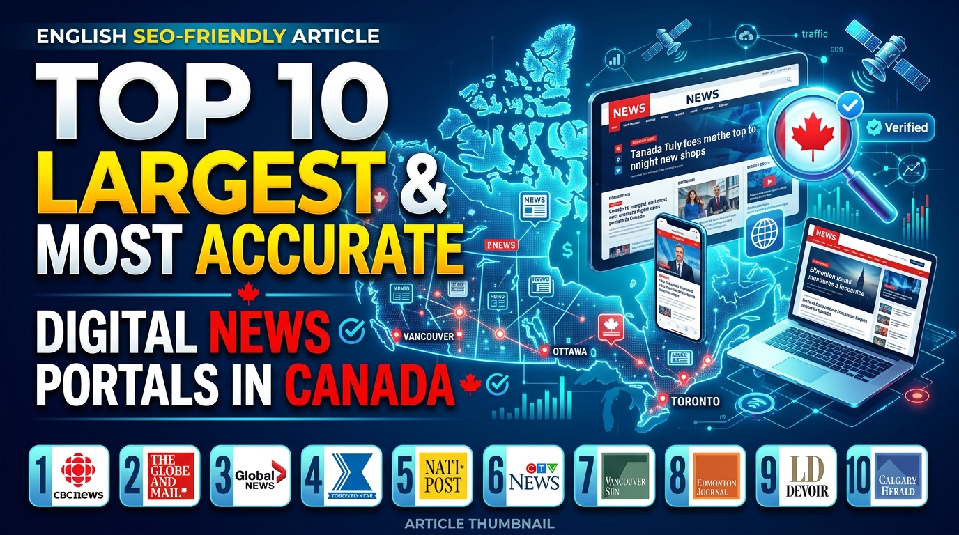 Top 10 Largest and Most Accurate Digital News Portals in Canada