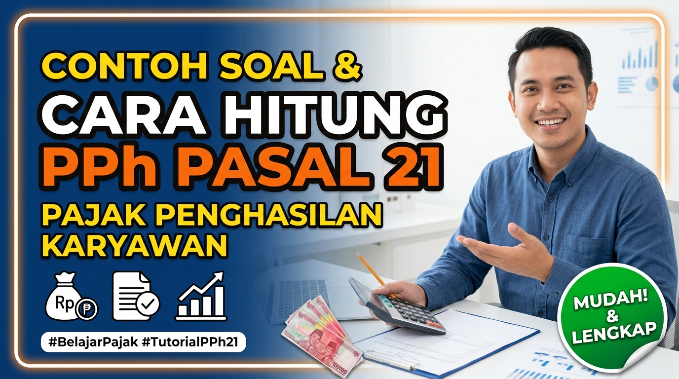Contoh Soal Menghitung Pajak Penghasilan (PPh) Pasal 21 dan Cara Mengerjakannya