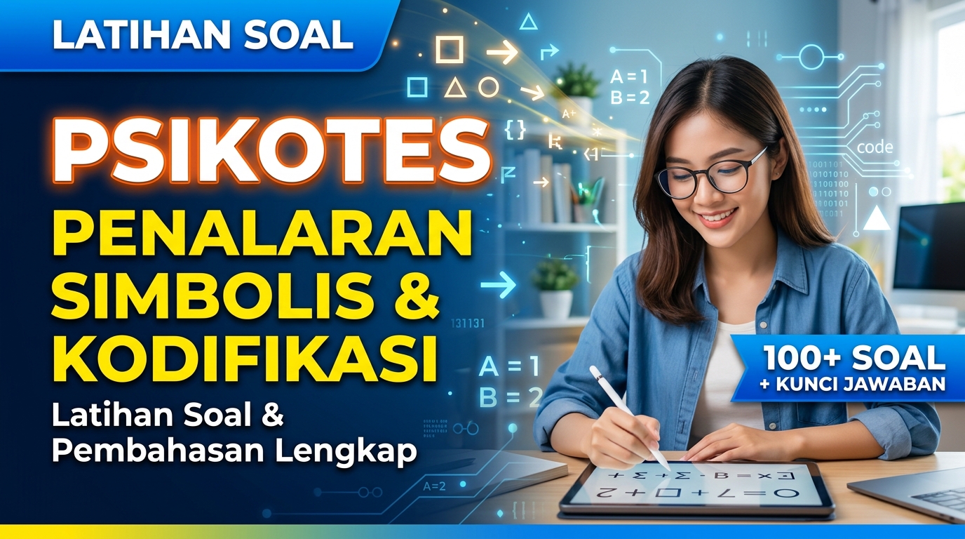 Latihan Soal Psikotes Penalaran Simbolis dan Kodifikasi