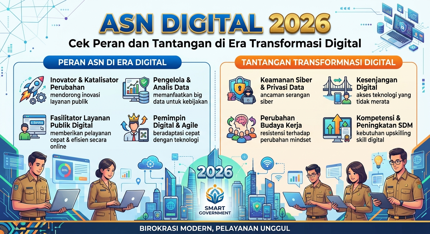 ASN Digital 2026, Cek Peran dan Tantangan di Era Transformasi Digital