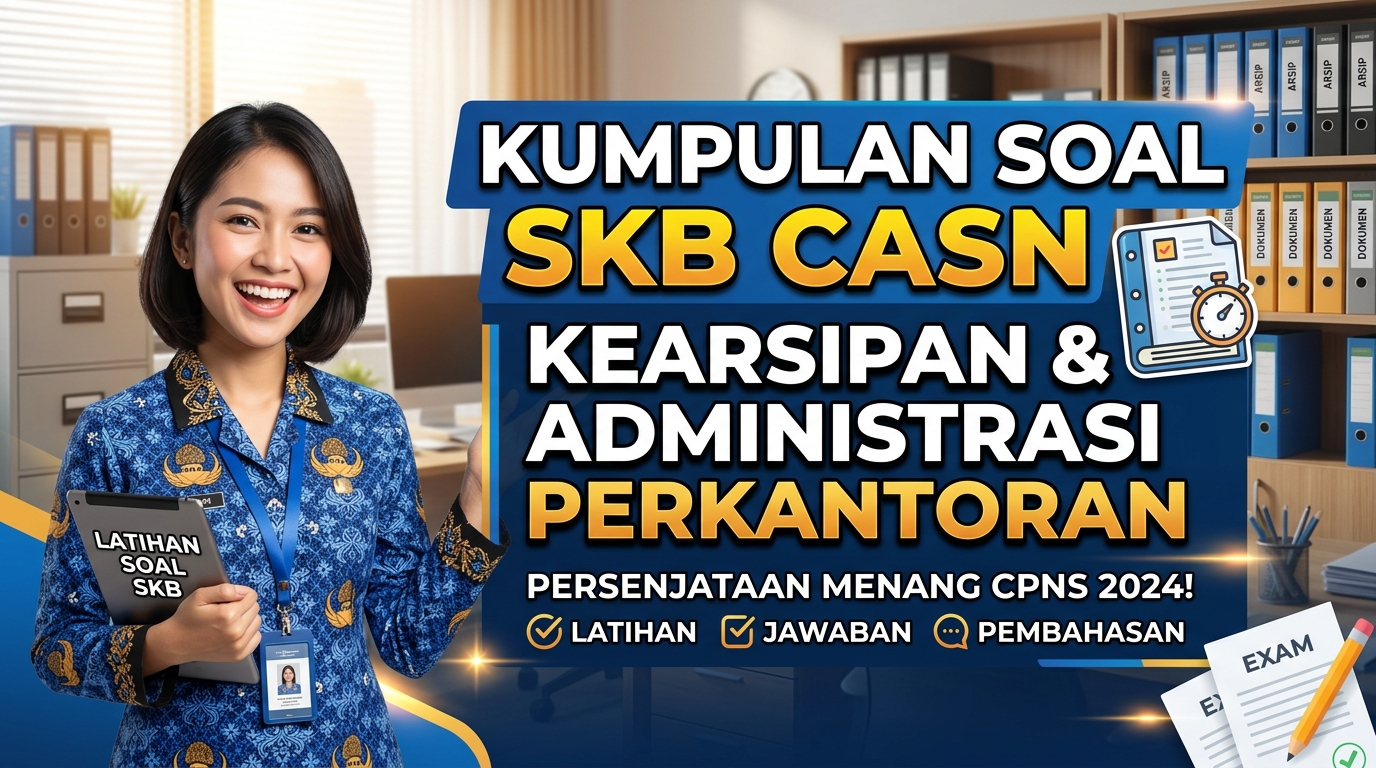 Kumpulan Soal SKB CASN Kearsipan dan Administrasi Perkantoran