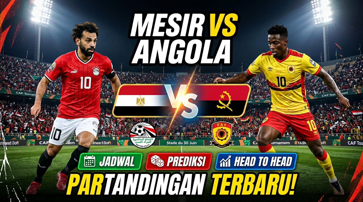 Mesir vs Angola: Jadwal, Prediksi, dan Head to Head Pertandingan Terbaru