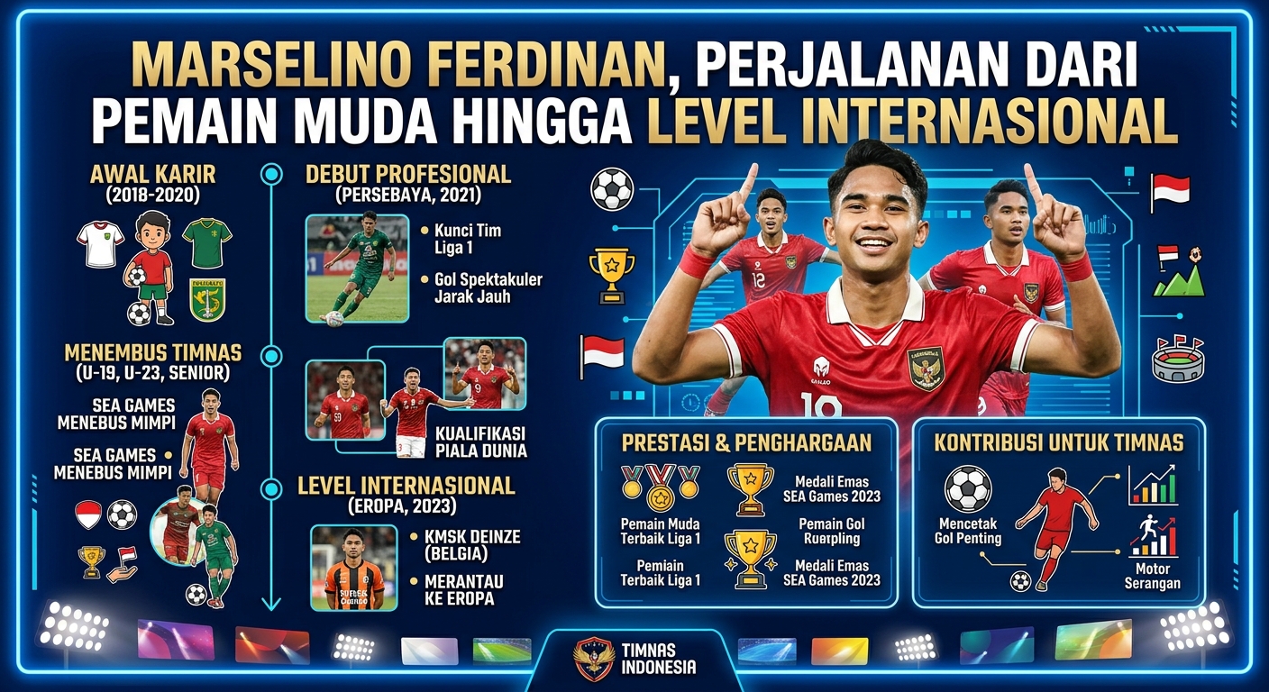 Marselino Ferdinan, Perjalanan dari Pemain Muda hingga Level Internasional