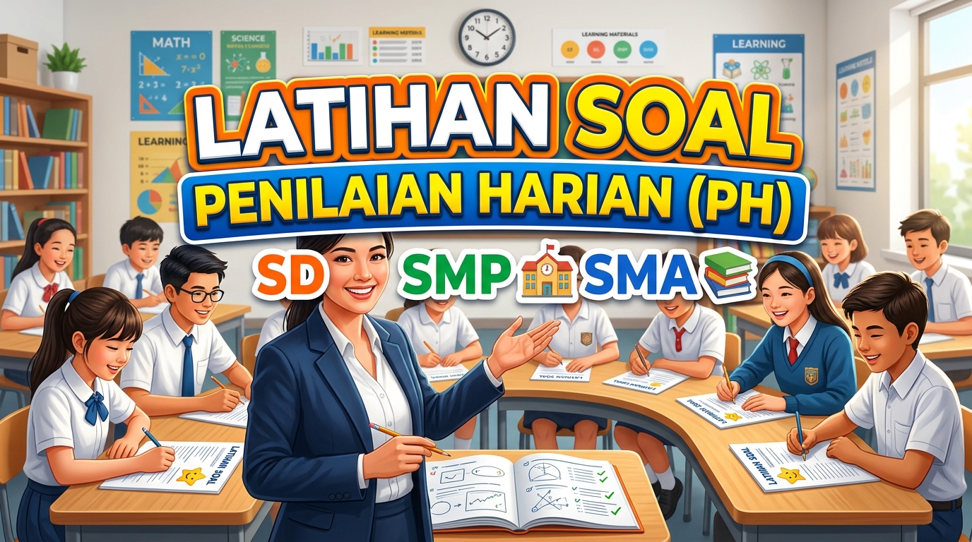 Latihan Soal Penilaian Harian PH SD SMP SMA dan Tips Mempersiapkannya