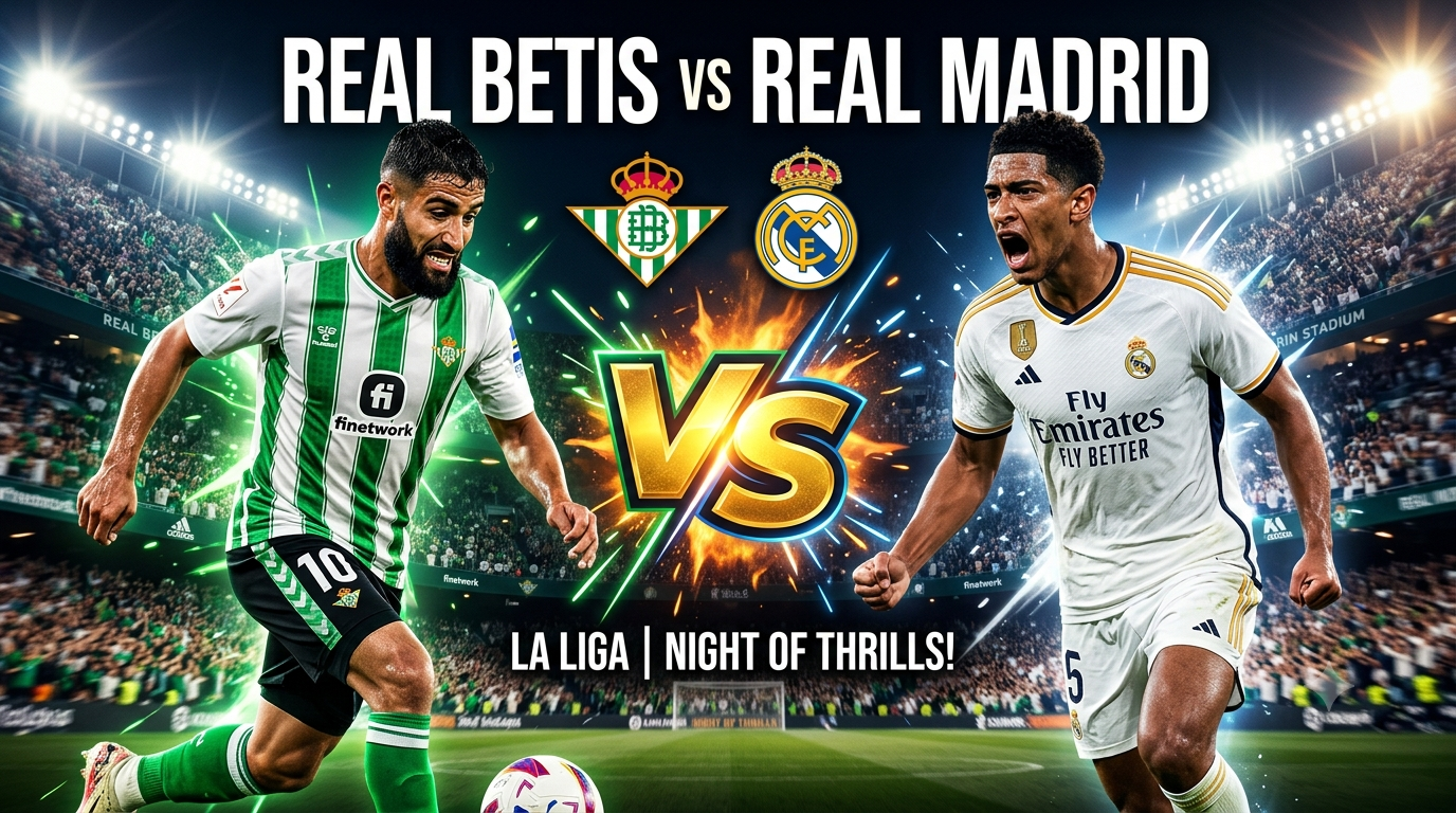 Real Betis vs Real Madrid, Cek Klasemen dan Performa Terbaru