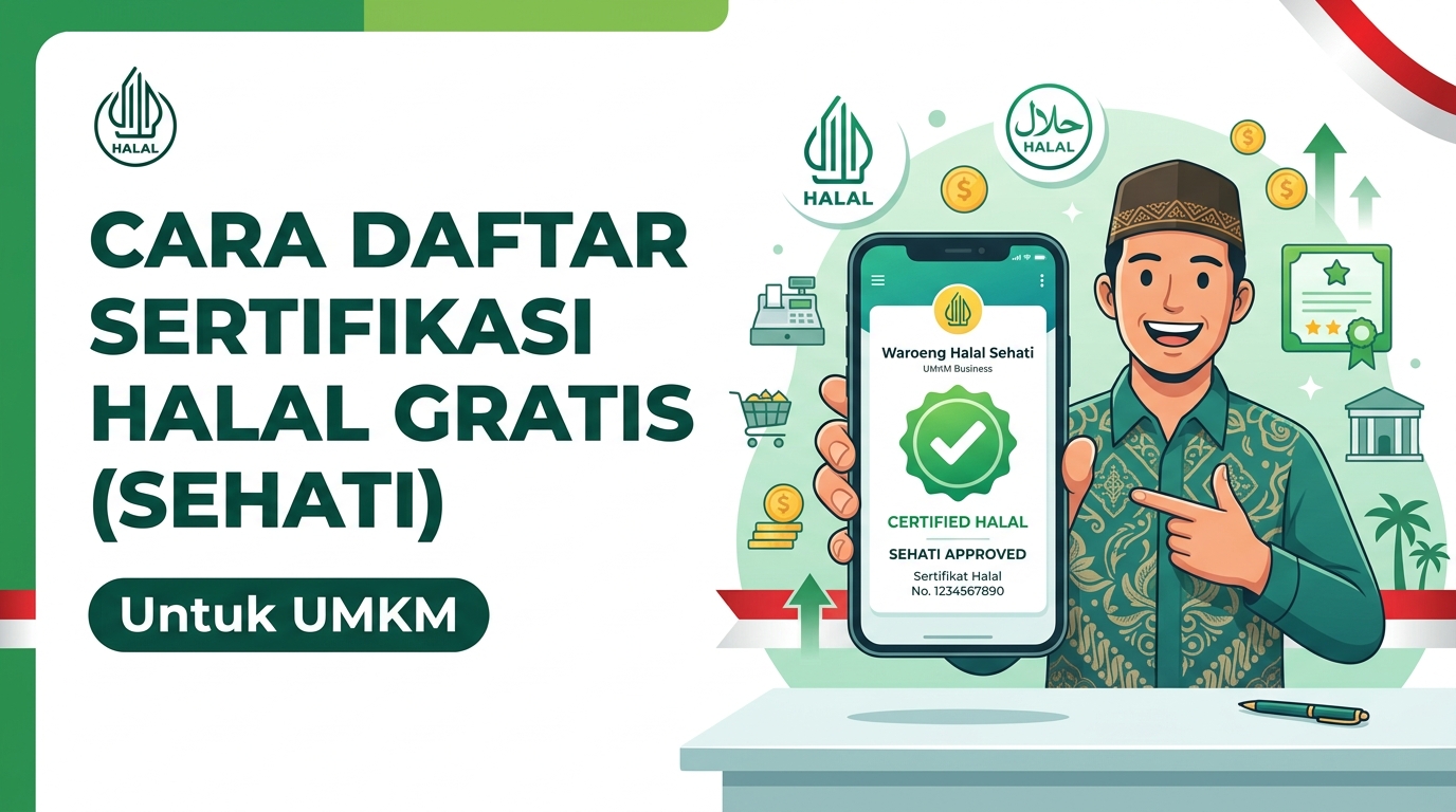Cara Daftar Sertifikasi Halal Gratis (SEHATI) untuk UMKM