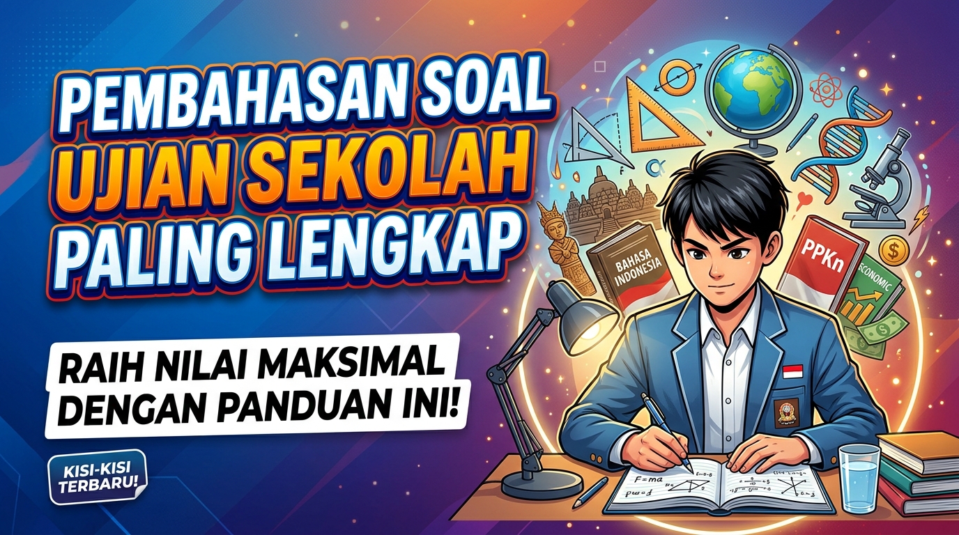 Pembahasan Soal Ujian Sekolah Paling Lengkap: Panduan Sukses Raih Nilai Maksimal