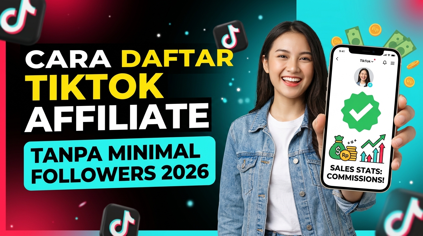 Cara Daftar TikTok Affiliate Tanpa Minimal Followers Terbaru 2026