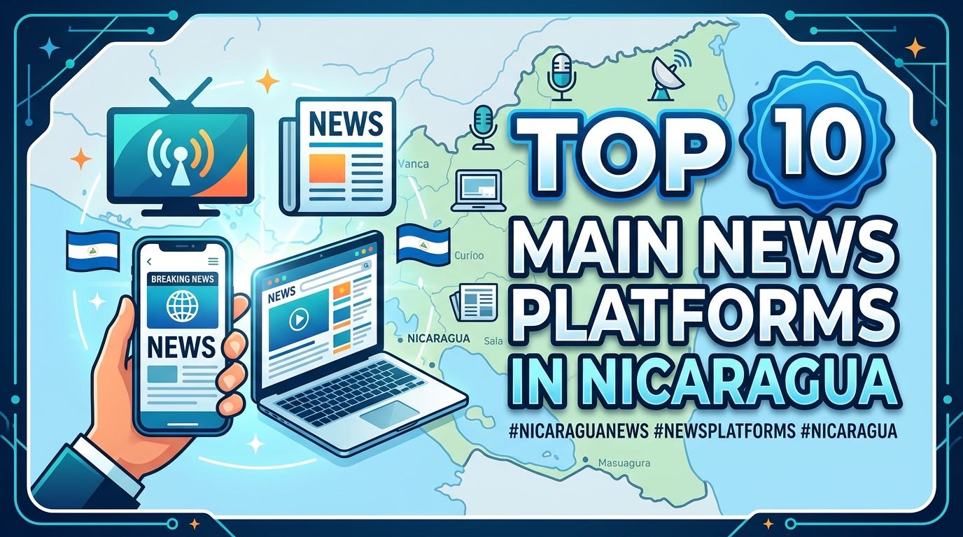 Top 10 Main News Platforms in Nicaragua
