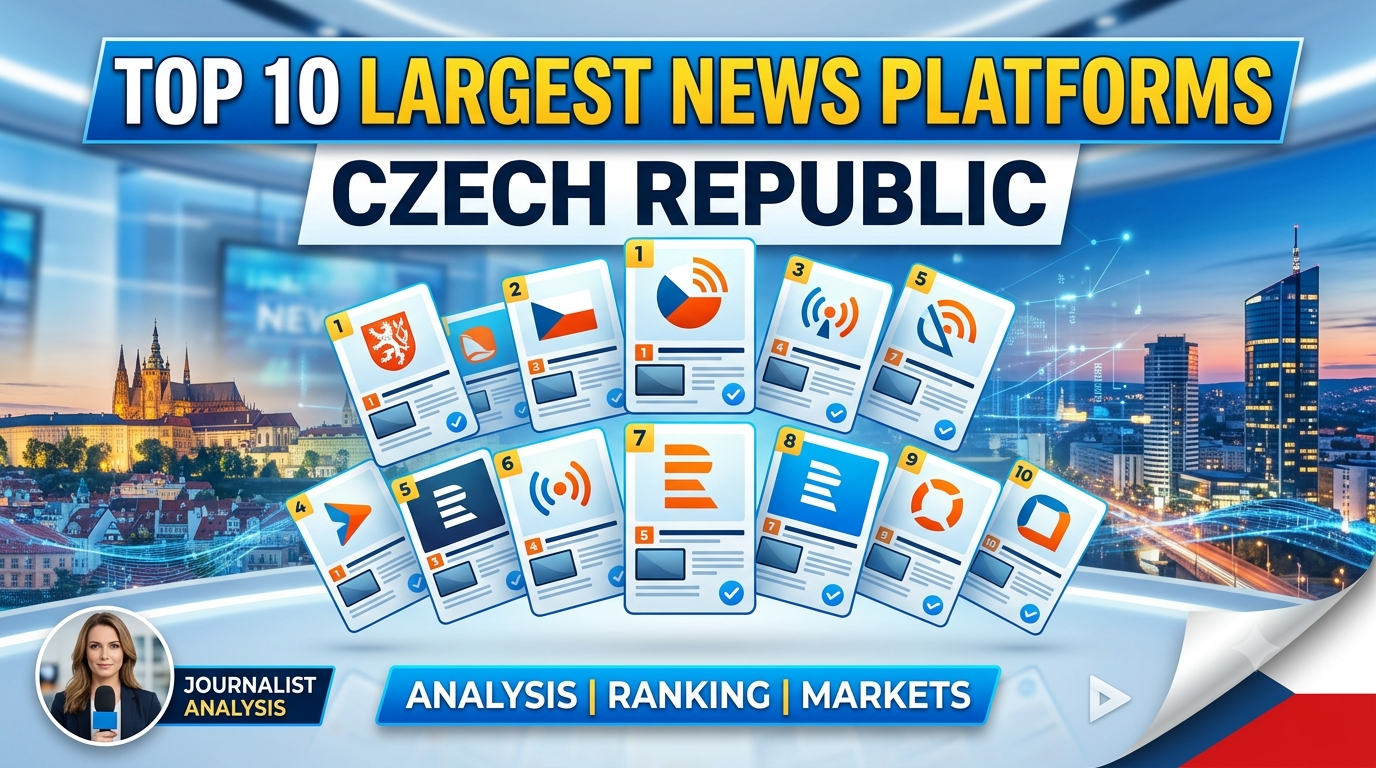 Top 10 Largest News Platforms in the Czech Republic