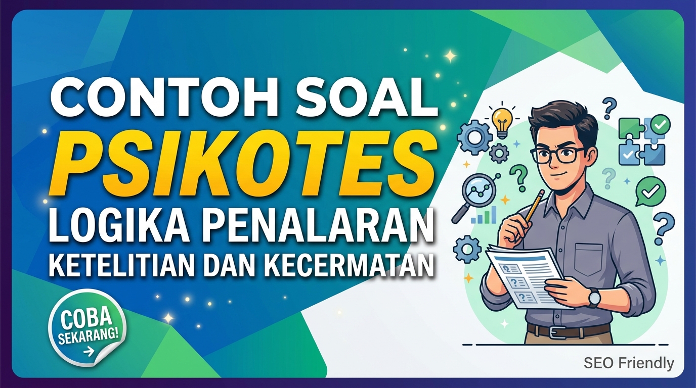 Contoh Soal Psikotes Logika Penalaran Ketelitian dan Kecermatan