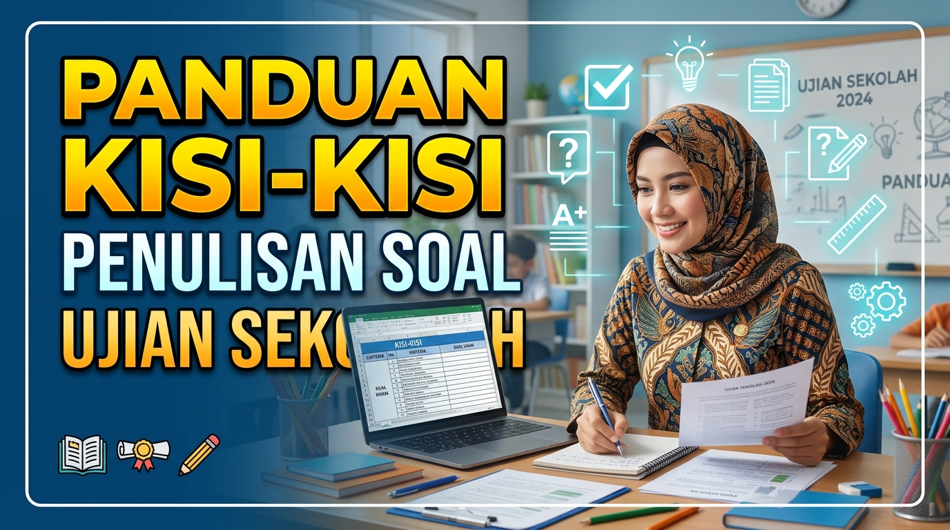 Panduan Kisi-Kisi Penulisan Soal Ujian Sekolah yang Lengkap dan Mudah Dipahami