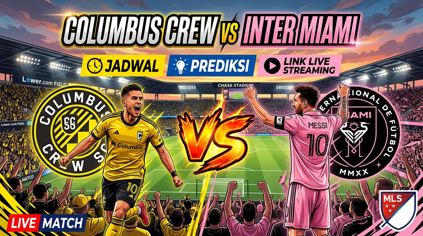 Columbus Crew vs Inter Miami: Jadwal, Prediksi, dan Link Live Streaming
