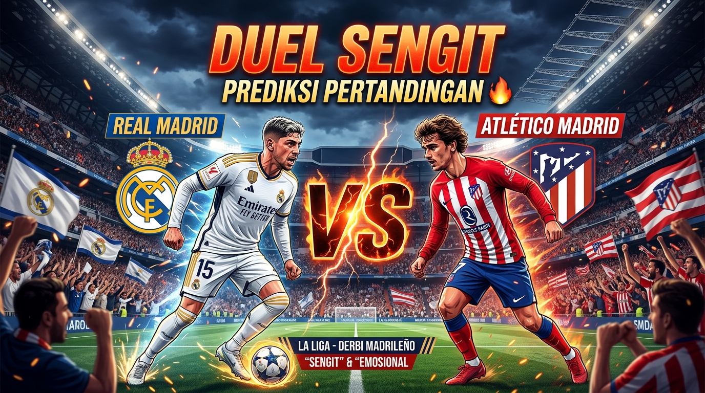 Real Madrid vs Atlético Madrid: Duel Sengit dan Prediksi Pertandingan