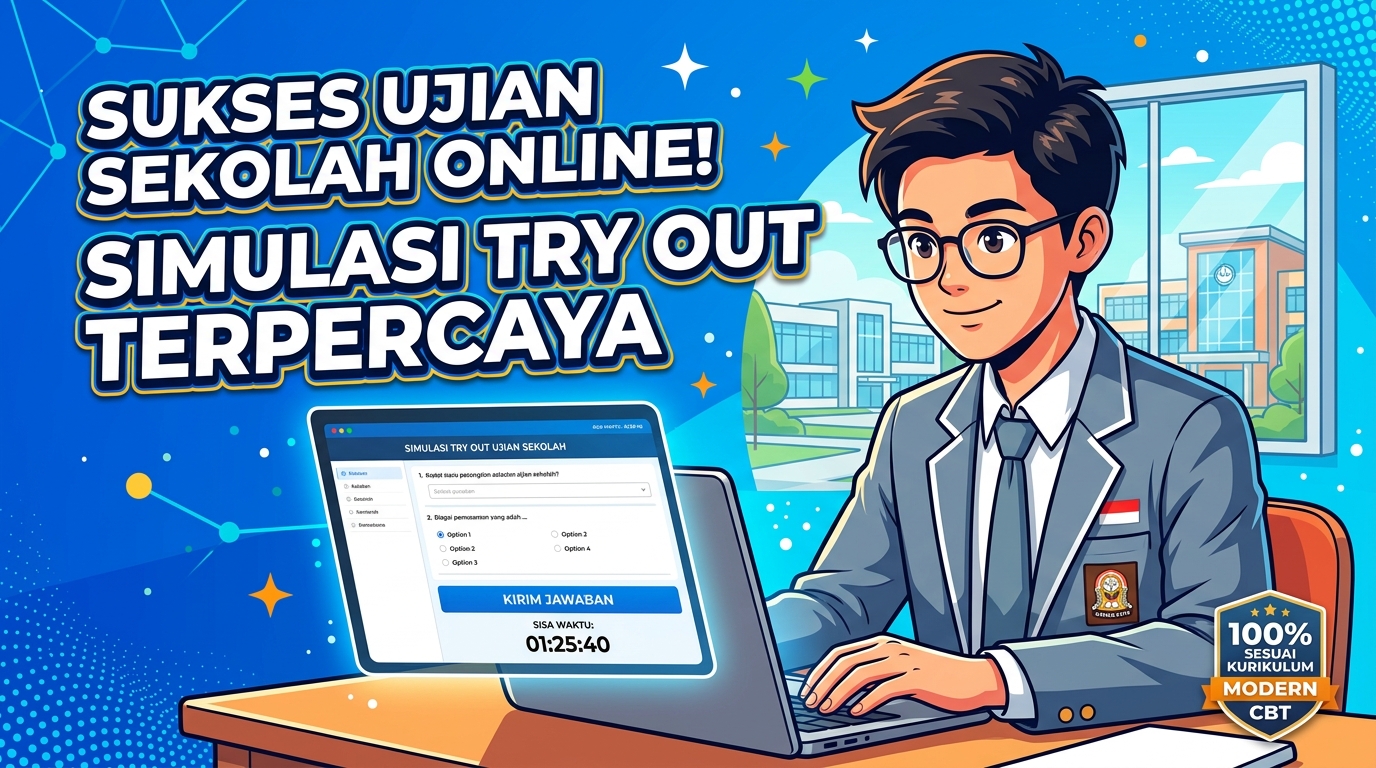 Simulasi Try Out Ujian Sekolah Online Terpercaya