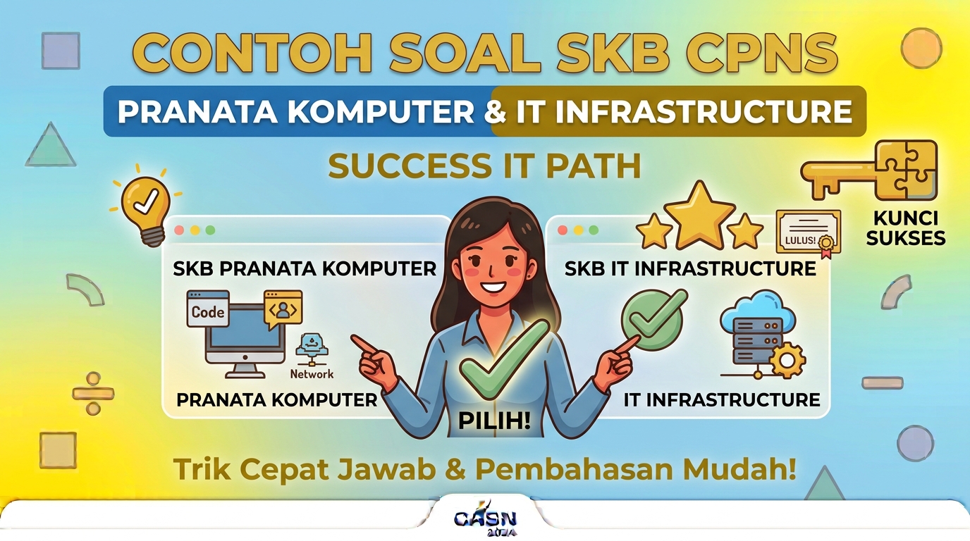 Contoh Soal SKB CPNS Pranata Komputer dan IT Infrastructure