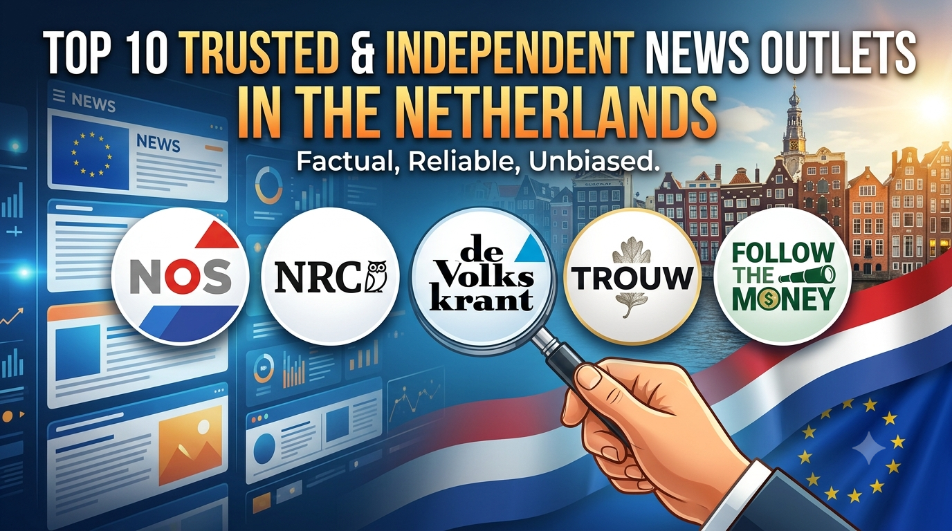 Top 10 Trusted and Independent News Outlets in the Netherlands