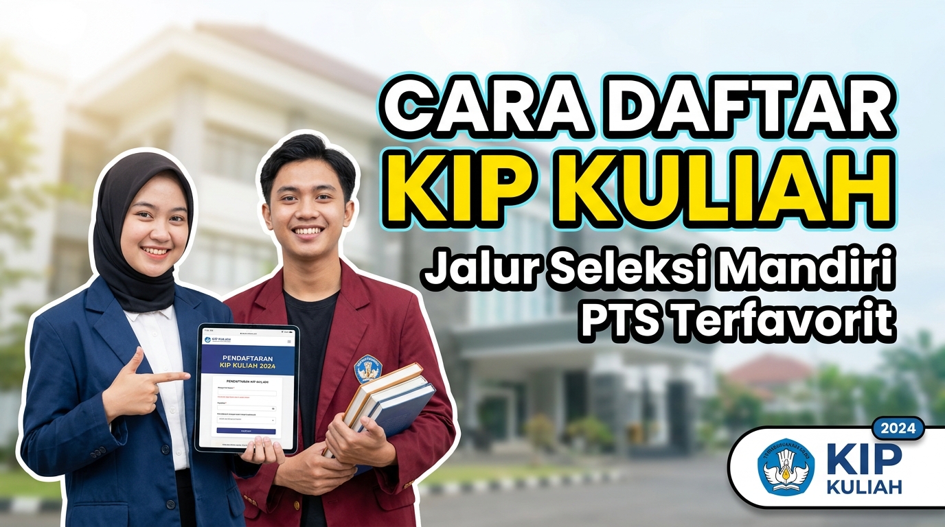 Cara Daftar KIP Kuliah Jalur Seleksi Mandiri PTS Terfavorit