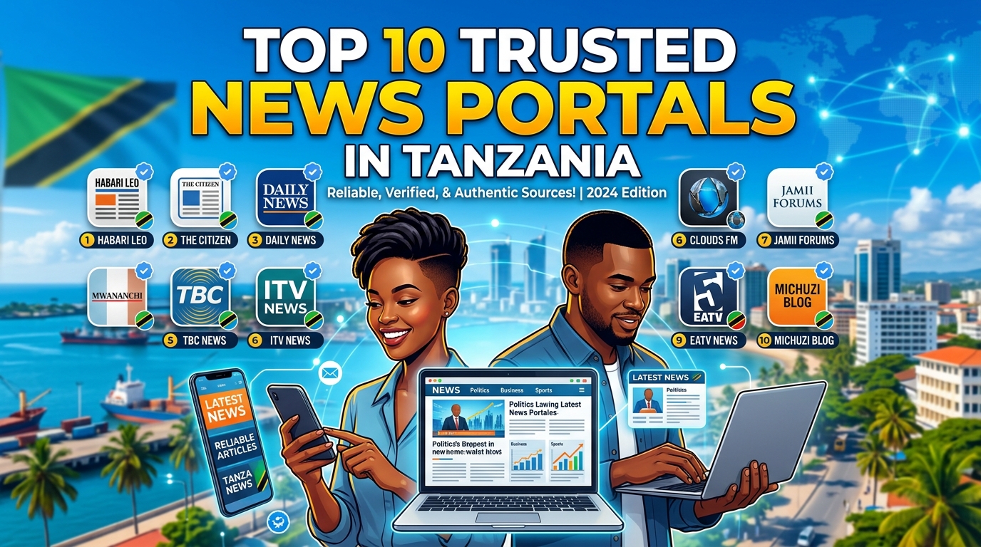 Top 10 Trusted Online News Portals in Tanzania