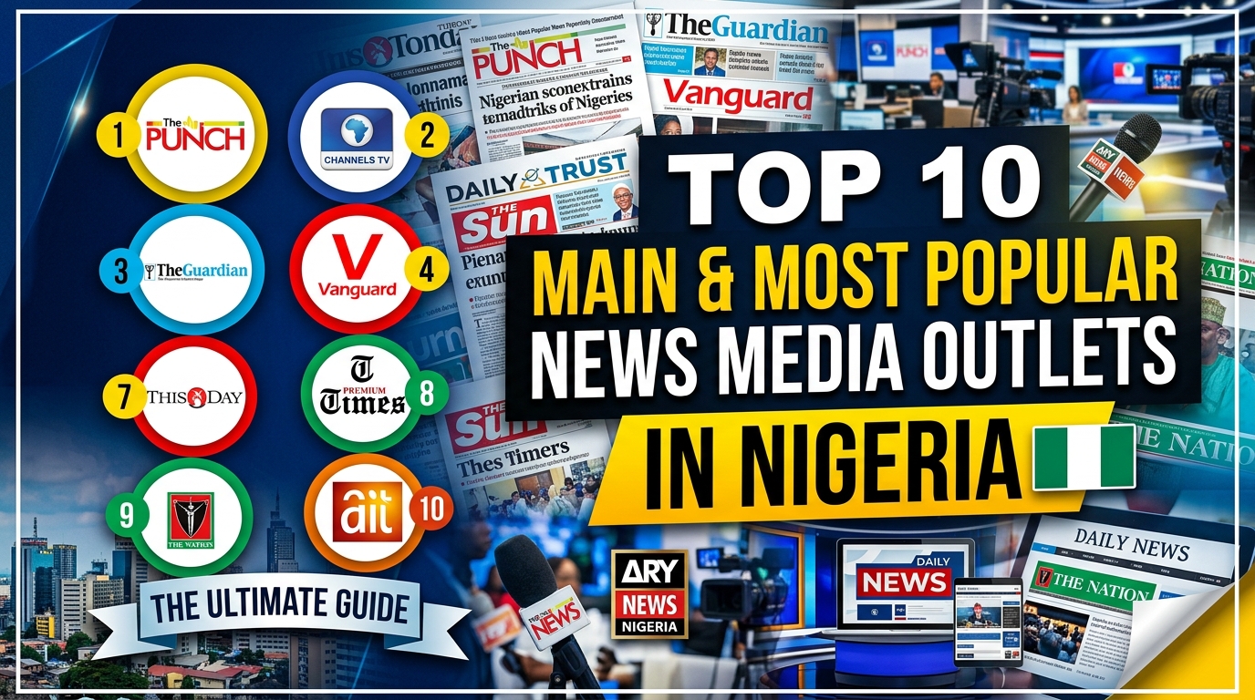 Top 10 Main and Most Popular News Media Outlets in Nigeria