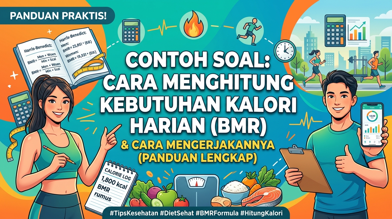 Contoh Soal Menghitung Kebutuhan Kalori Harian (BMR) dan Cara Mengerjakannya