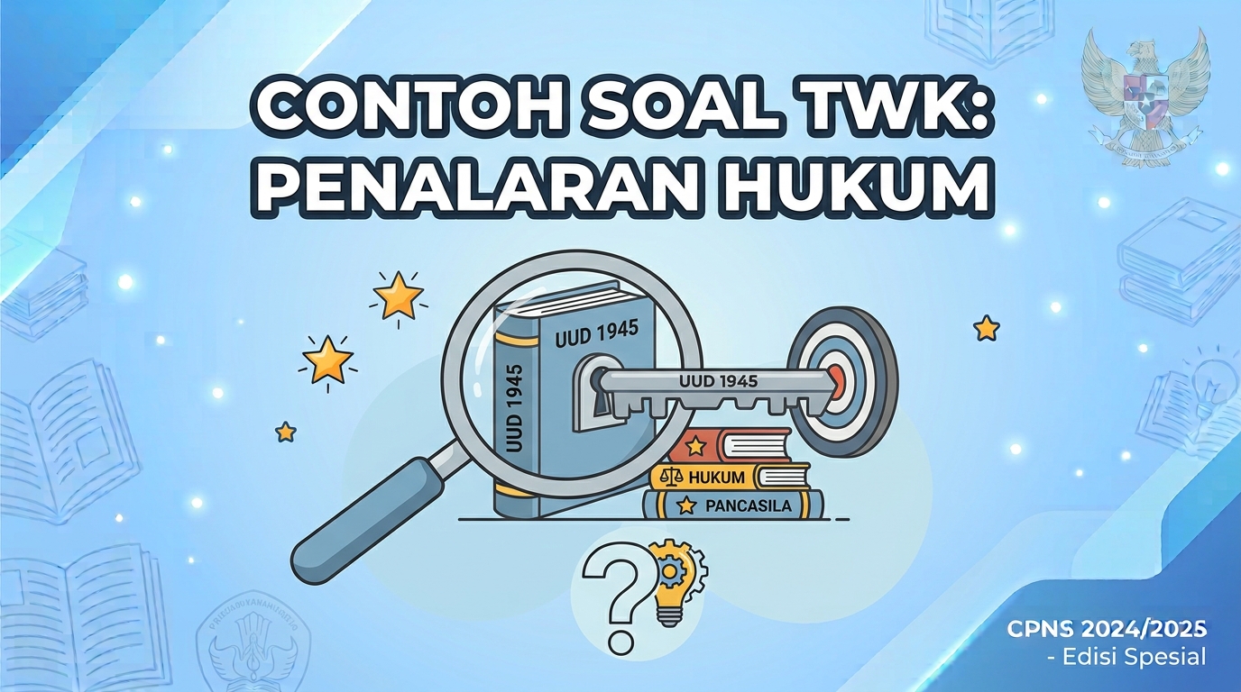 Contoh Soal TWK CASN Penalaran Konstitusi dan Hukum