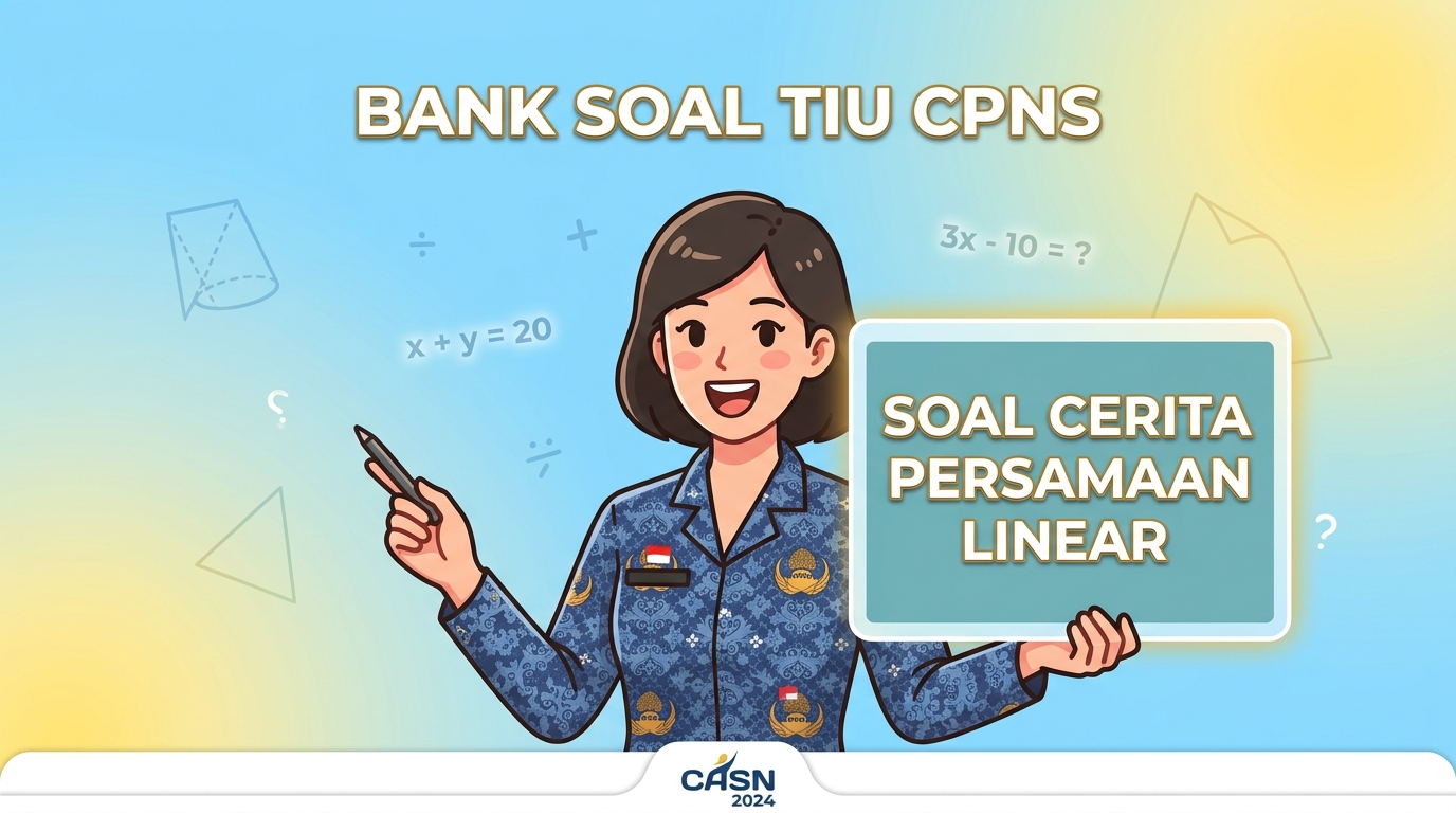 Bank Soal TIU CPNS Soal Cerita Persamaan Linear