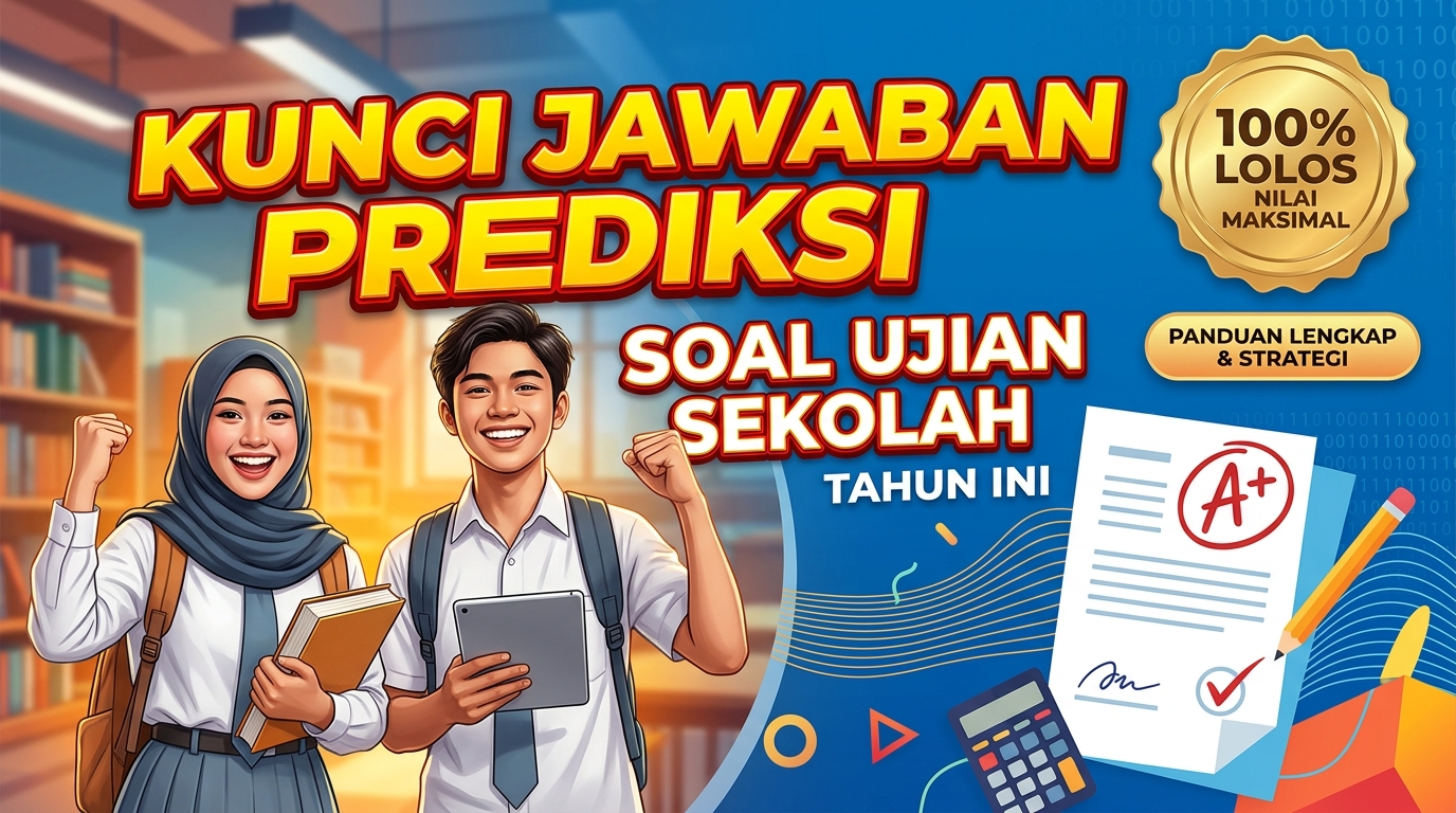 Kunci Jawaban Prediksi Soal Ujian Sekolah Tahun Ini: Panduan Belajar Lengkap dan Strategi Lolos Nilai Maksimal