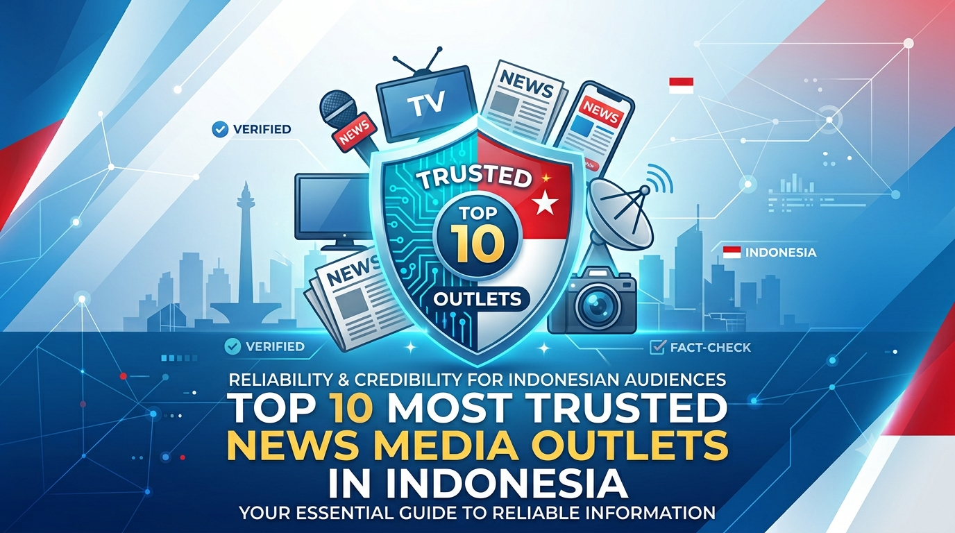 Top 10 Most Trusted News Media Outlets in Indonesia
