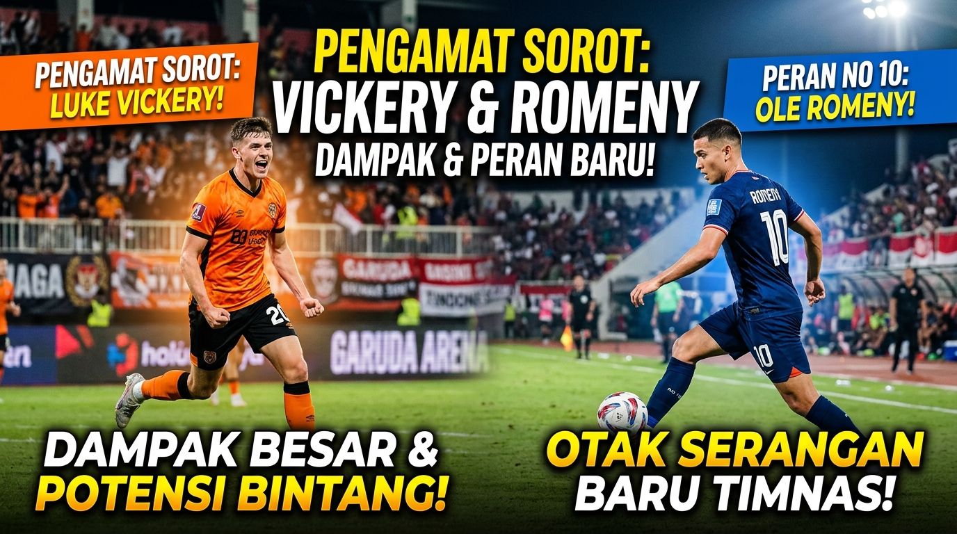 Pengamat Sorot Dampak Luke Vickery dan Peran No 10 Ole Romeny