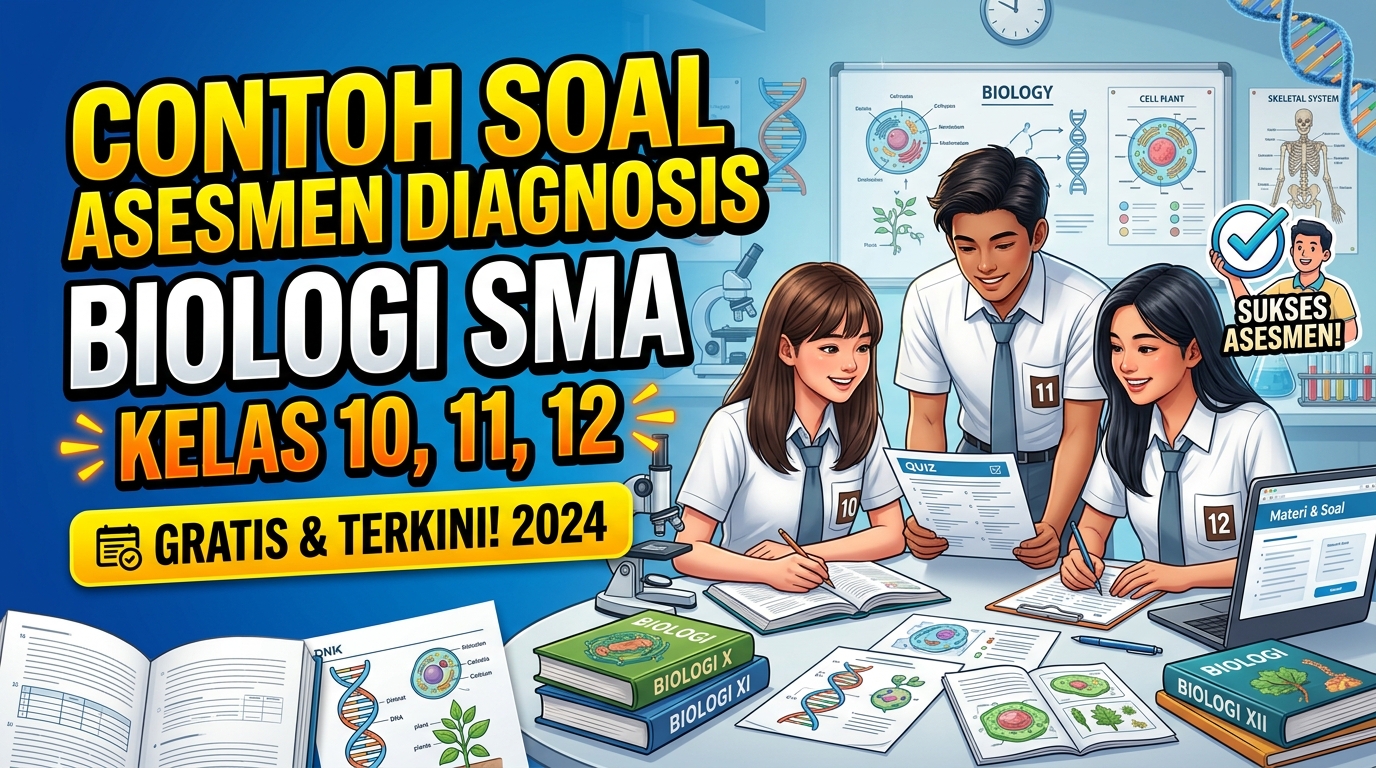 Contoh Soal Asesmen Diagnosis Biologi SMA Kelas 10 11 12